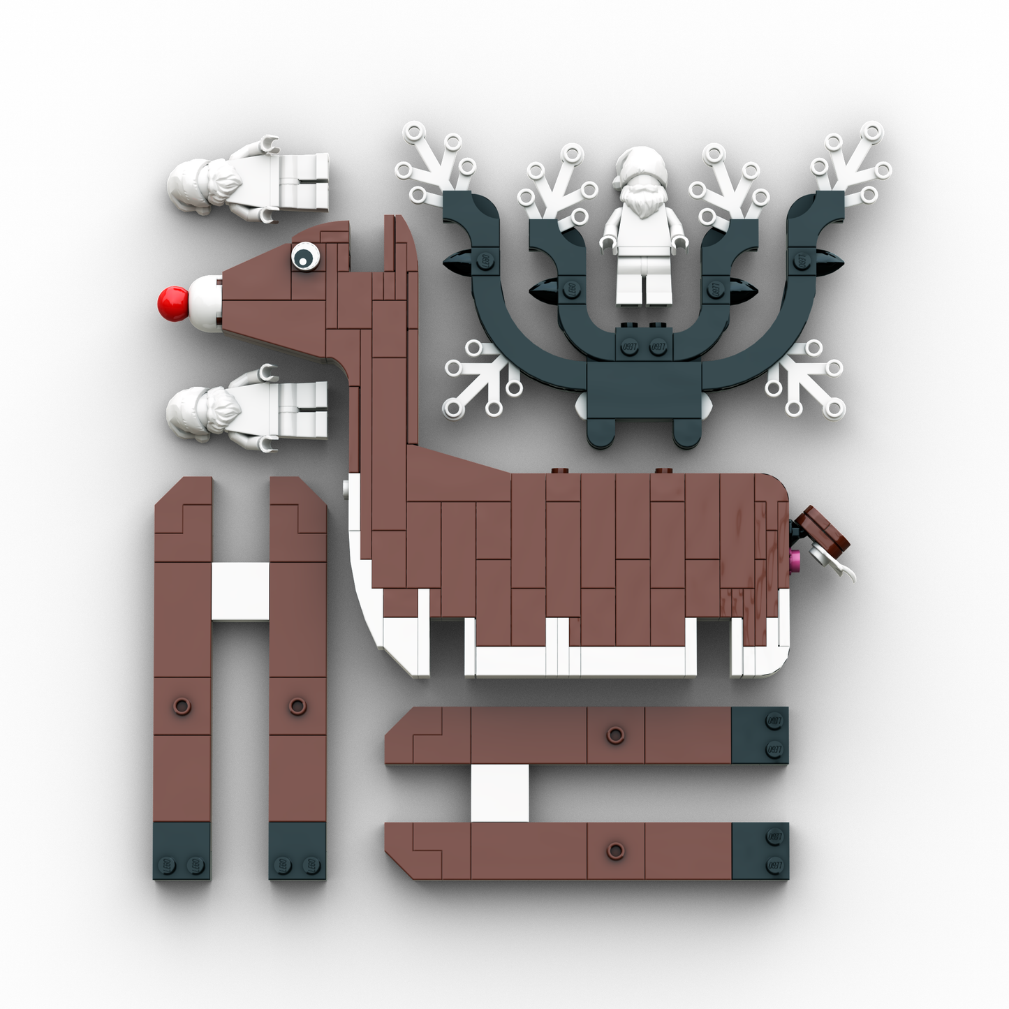 XA01 | 4 PIECE REINDEER PUZZLE