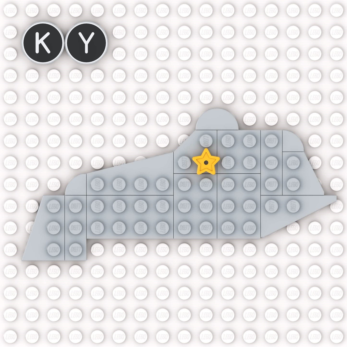 KENTUCKY KY myBRICKstate custom LEGO state building and display set