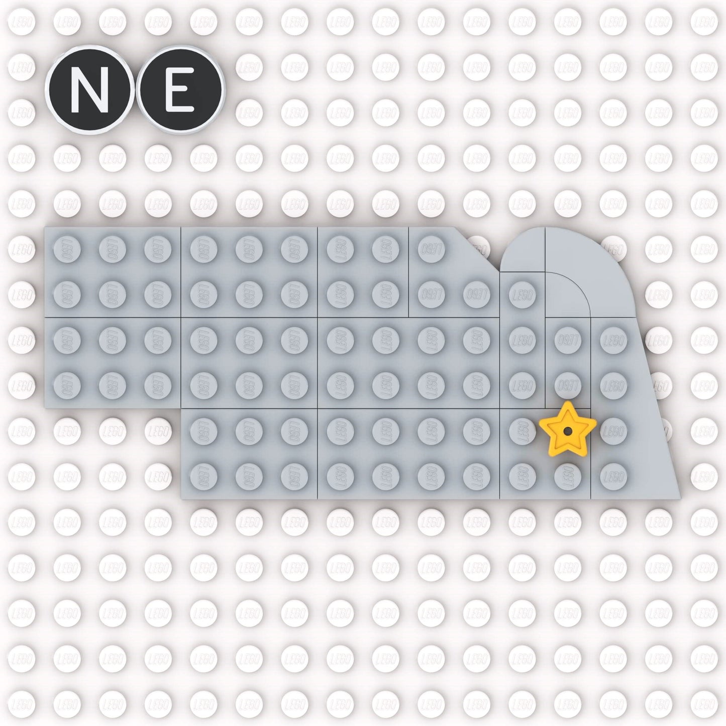 NEBRASKA NE myBRICKstate custom LEGO state building and display set