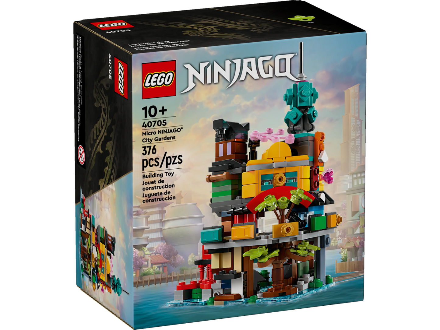 Z05 | Micro NINJAGO® City Gardens (40705) - New in Box Sealed Set