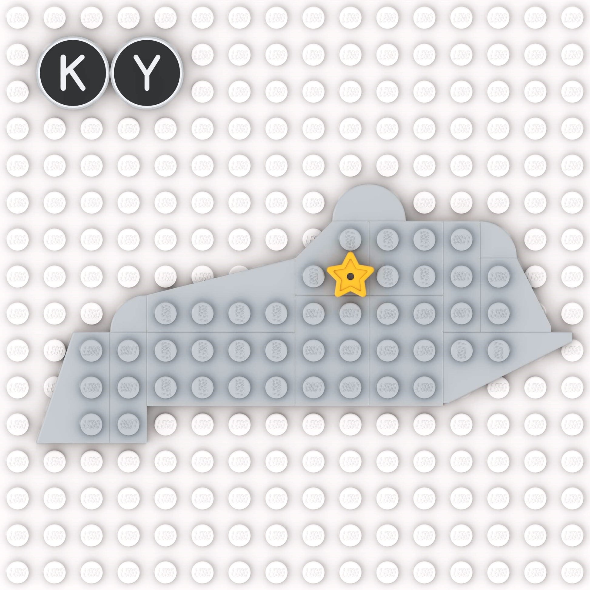 KENTUCKY KY myBRICKstate custom LEGO state building and display set