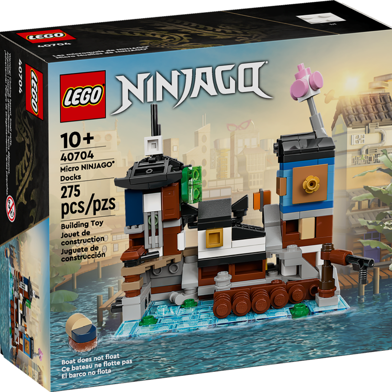 Z04 | Micro NINJAGO® City Docks (40704) - New in Box Sealed Set