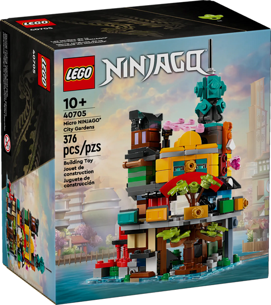 Z05 | Micro NINJAGO® City Gardens (40705) - New in Box Sealed Set